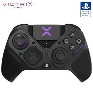 PDP Victrix Pro BFG Wireless Gaming Controller for Playstation 5 / PS5, PS4, PC, Modular Gamepad, Remappable Buttons, Customizable Triggers/Paddles/D-Pad, PC App