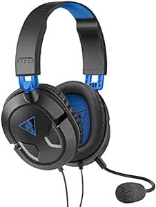 Turtle Beach Recon 50 Gaming Headset for PS5, PS4, PlayStation, Xbox Series X|S, Xbox One, Nintendo Switch, Mobile & PC with 3.5mm - Removable Mic, 40mm Speakers - Black
