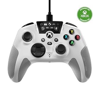 Turtle Beach Recon Controller Wired Game Controller - Xbox Series X, Xbox Series S, Xbox One & Windows - Audio Enhancements, Remappable Buttons, Superhuman Hearing - White