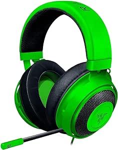 Razer Kraken Gaming Headset: Lightweight Aluminum Frame, Retractable Noise Isolating Microphone, For PC, PS4, PS5, Switch, Xbox One, Xbox Series X & S, Mobile, 3.5 mm Audio Jack – Green