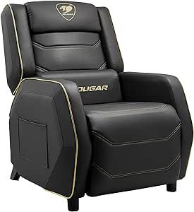 COUGAR Gaming Sofa, Ranger S Royal Office Chair, Computer Chair, Gaming Chair, Desk Chair, Reclining Function, PVC Leather, Steel Frame, CGR-RGS-GLB